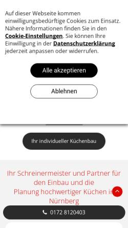 Vorschau der mobilen Webseite www.der-kuechen-bauer.de, Küchen Bauer GmbH
