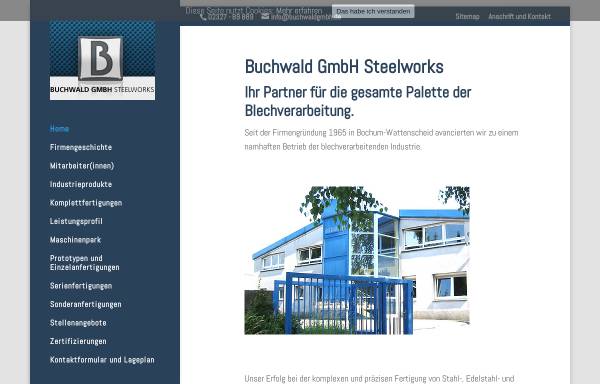 Vorschau von buchwaldgmbh.de, Buchwald GmbH