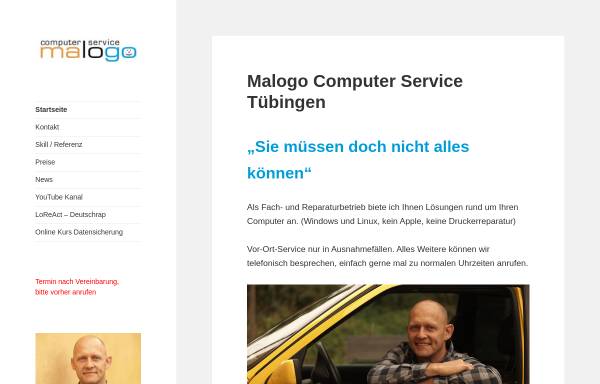 Vorschau von malogo.de, Malogo Computer-Service, Mario Logek