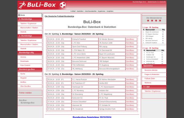 Vorschau von www.bulibox.de, BuLi-Box: Bundesliga-Box