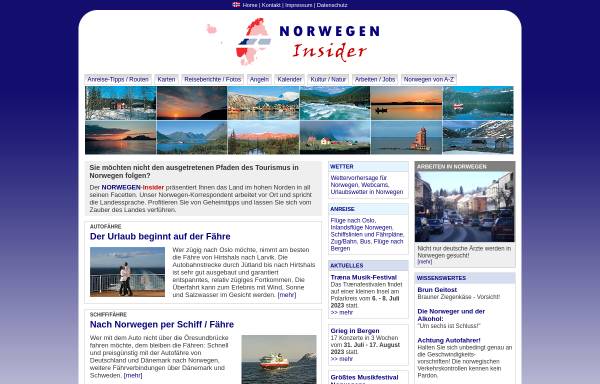 Vorschau von www.norwegen-insider.de, Norwegen Insider