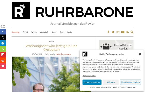 Vorschau von www.ruhrbarone.de, Ruhrbarone