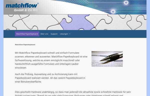 Vorschau von www.matchflow.de, matchflow GmbH & Co. KG