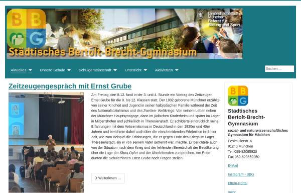 Vorschau von www.bbg.musin.de, Städtisches Bertolt-Brecht-Gymnasium