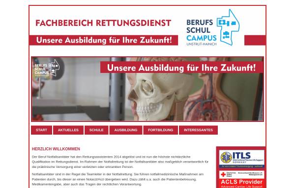 Vorschau von www.rettungsdienstschule-muehlhausen.de, Johann-August-Röbling-Schule