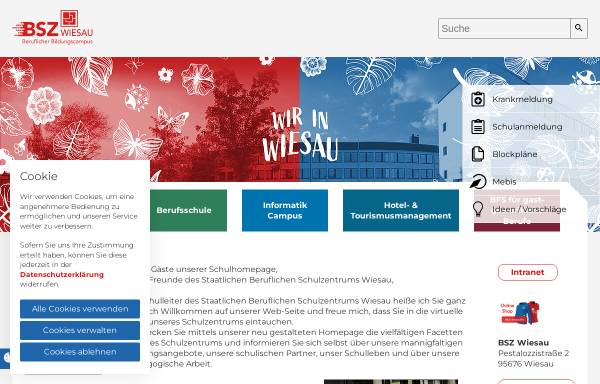 Vorschau von www.bs-wiesau.de, Staatliche Berufsschule Wiesau
