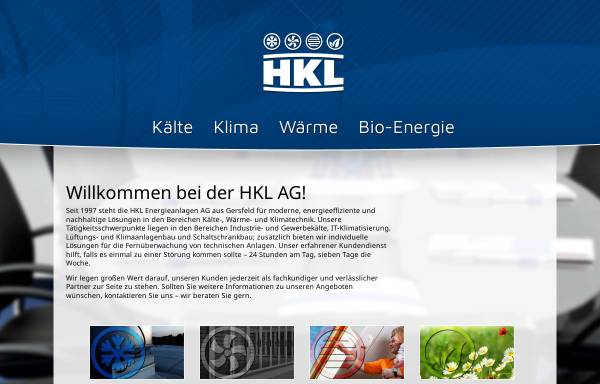 Vorschau von www.hkl-ag.de, HKL Energieanlagen AG