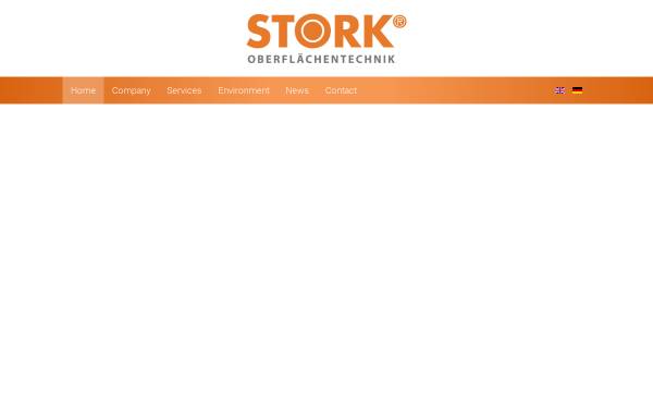 Vorschau von www.stork-oberflaechentechnik.de, Hans Stork Betriebsgesellschaft mbH