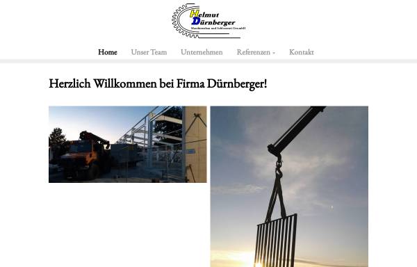 Vorschau von www.duernberger-metalltechnik.at, Helmut Dürnberger - Maschinenbau und Schlosserei