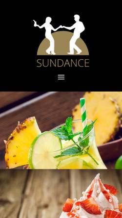 Vorschau der mobilen Webseite sundance-cocktails.com, Sundance Cocktail-Catering