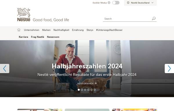 Vorschau von www.nestle.de, Nestle Professionals GmbH