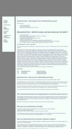 Vorschau der mobilen Webseite blowerdoor-leipzig.de, Hoffmann, Torsten