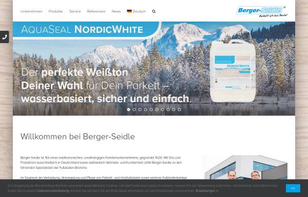 Vorschau von www.berger-seidle.de, Berger-Seidle Siegeltechnik GmbH