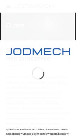 Vorschau der mobilen Webseite www.jodmech.pl, Jodmech