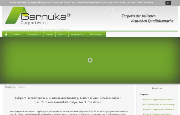 Vorschau von www.garnuka.de, Garnuka Carportwerk, Torsten Just