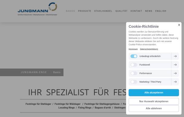 Vorschau von www.jungmann-ense.de, Jungmann GmbH & Co. KG