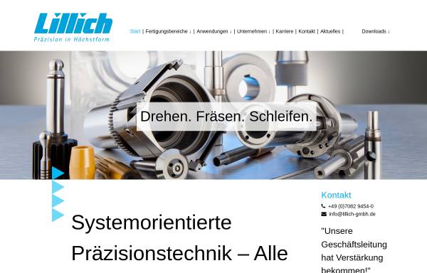 Vorschau von www.lillich-gmbh.de, Lillich GmbH