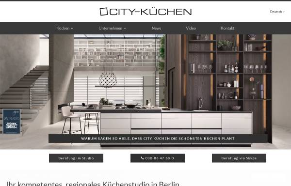 Vorschau von city-kuechen.de, City Küchen und studio24
