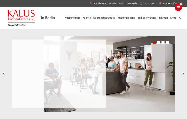 Vorschau von www.kalus-kuechen.de, Kalus Küchenfachmarkt