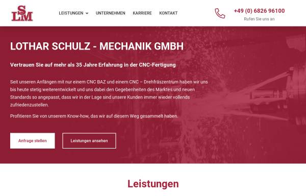 Vorschau von www.lsm-schulz.de, LSM Lothar Schulz Mechanik GmbH