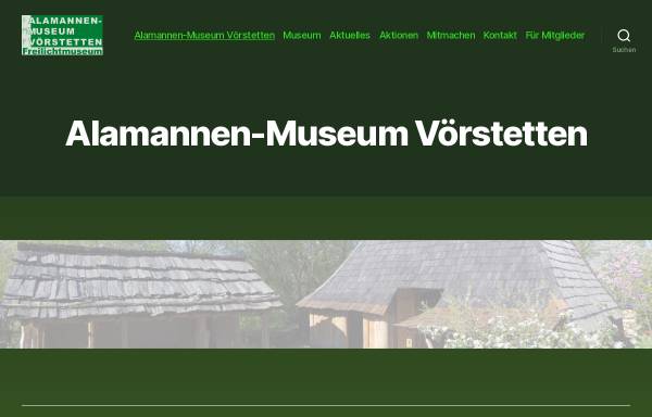 Vorschau von www.alamannen-museum.de, Alamannen-Museum in Vörstetten