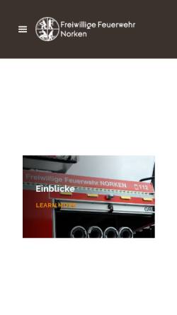 Vorschau der mobilen Webseite ff-norken.de, Freiwillige Feuerwehr Norken