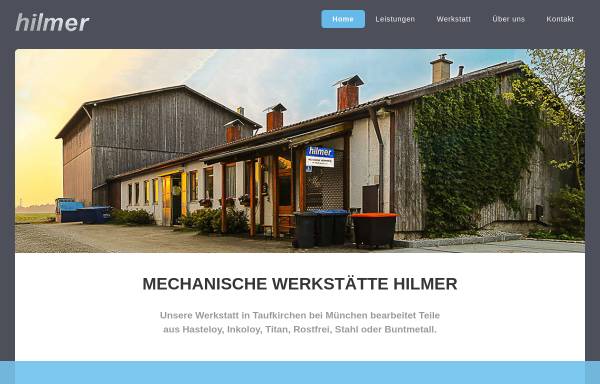 Vorschau von www.hilmer-kg.de, Mechanische Werkstätte Hilmer KG
