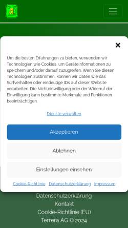 Vorschau der mobilen Webseite be54.de, B54