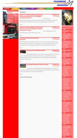 Vorschau der mobilen Webseite www.ff-rennerod.de, Freiwillige Feuerwehr Rennerod