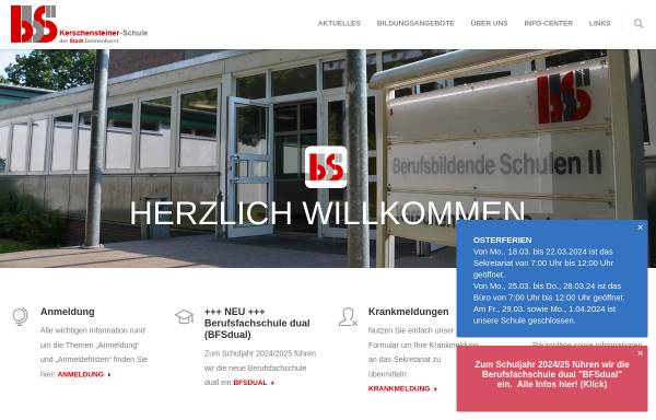 Vorschau von bbs2.de, Berufsbildende Schule in Delmenhorst. BBS II