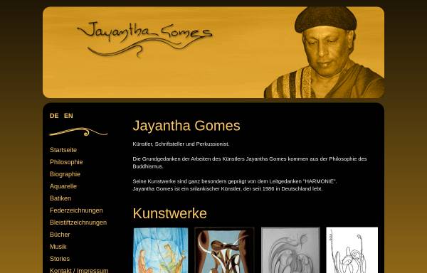Vorschau von www.jayantha-gomes.de, Jayantha Gomes