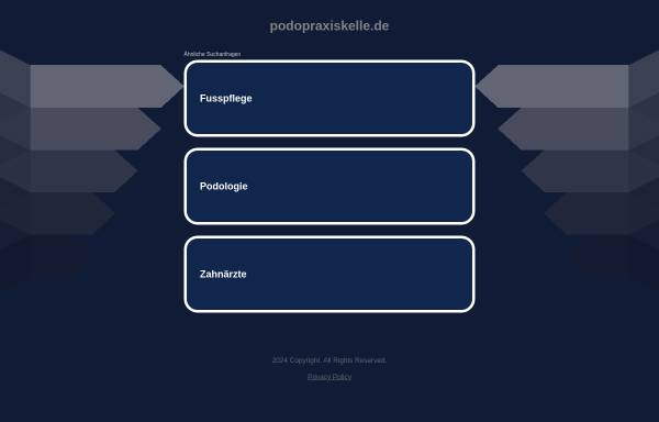 Vorschau von www.podopraxiskelle.de, Podologische Fachpraxis Barbara Kelle
