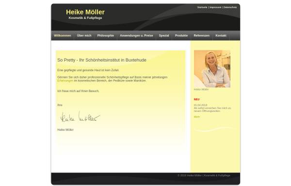 Vorschau von www.so-pretty.de, Heike Möller Kosmetik & Fußpflege