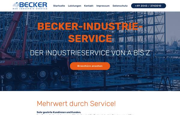 Vorschau von www.becker-industrie-service.de, Becker Industrie Service, Marco Becker