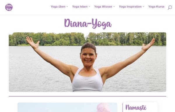 Vorschau von www.diana-yoga.de, Diana-Yoga
