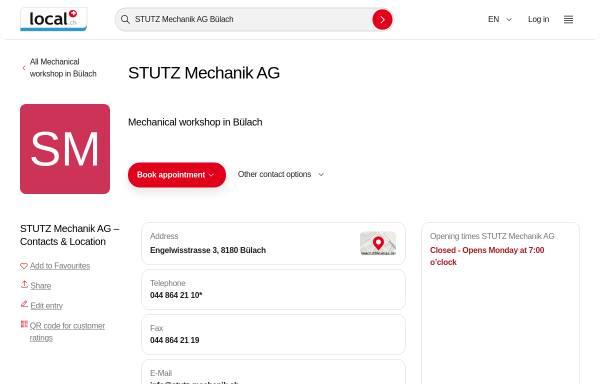 Vorschau von yellow.local.ch, Stutz Mechanik AG