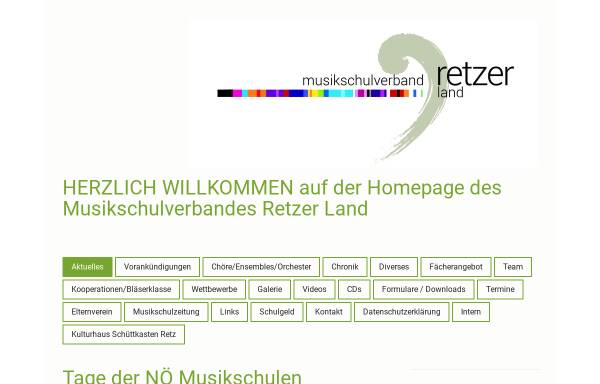 Vorschau von www.musikschuleretz.com, Regionalmusikschule Retz