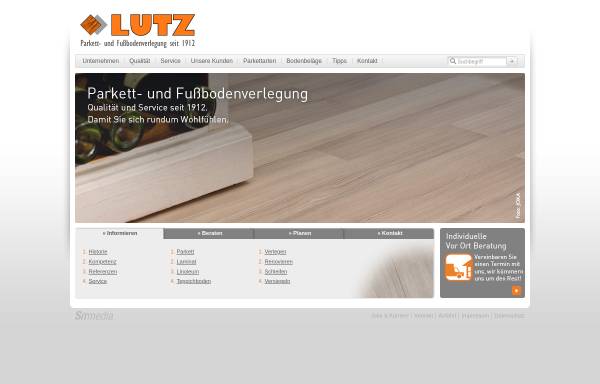 Vorschau von www.nuernberg-parkett.de, Lutz Parkett- und Fußbodenverlegung GmbH