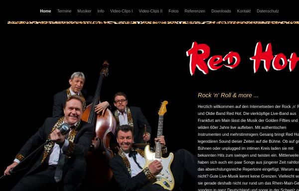 Vorschau von www.redhot-music.de, Red Hot