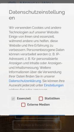 Vorschau der mobilen Webseite kosmetische-chirurgie-dresden.de, Medical Well Clinic Dresden