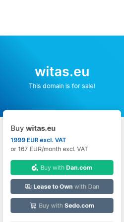 Vorschau der mobilen Webseite www.witas.eu, WITAS Wildtier und Artenschutz e.V.