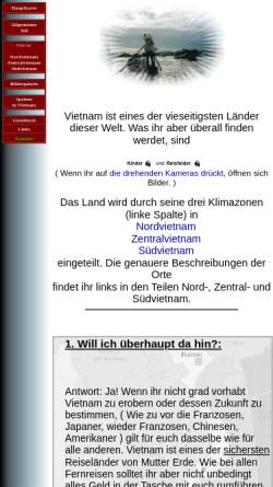 Vorschau der mobilen Webseite land-vietnam.de, Land-Vietnam.de