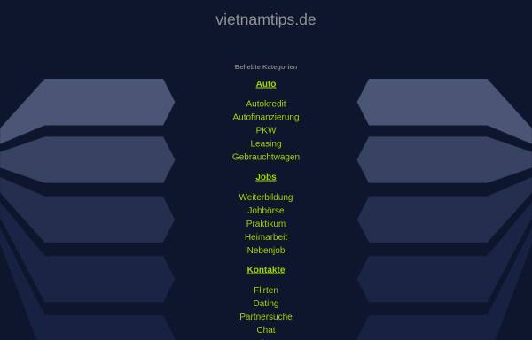Vorschau von www.vietnamtips.de, Reisetipps Vietnam