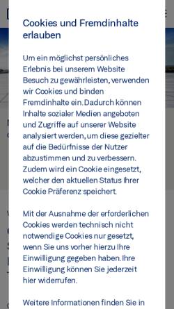 Vorschau der mobilen Webseite www.geze.de, Geze GmbH