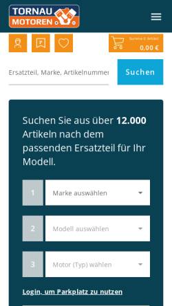 Vorschau der mobilen Webseite www.motoren-tornau.de, Tornau-Motoren, Axel Tornau