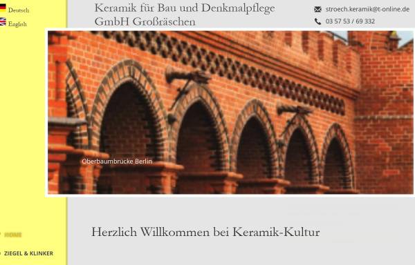 Vorschau von www.bau-keramik.de, Keramik für Bau und Denkmalpflege GmbH
