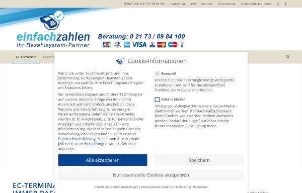 Vorschau von www.einfachzahlen.de, einfachzahlen UG