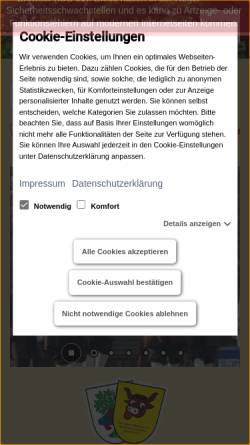 Vorschau der mobilen Webseite www.moorochs.de, Schalmeienzug der Narrenzunft Moorochs e.V. Bad Buchau
