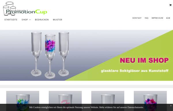 Vorschau von www.promotion-cup.de, Werbedruck Krämer