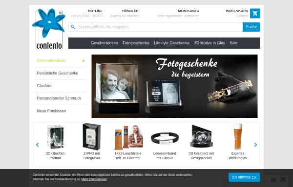 Vorschau von contento-shop.com, Stiefelmayer-contento GmbH & Co. KG